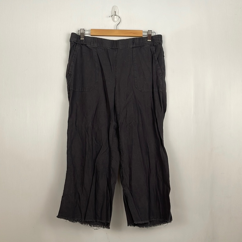 Caslon Crop Linen Blend Pants